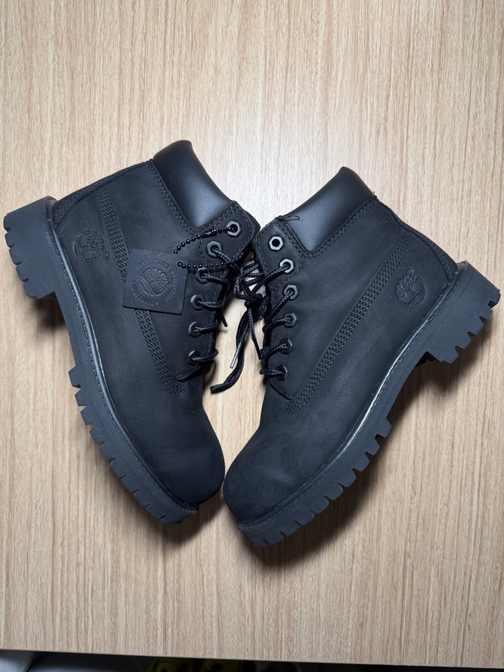 Kids Black Timberland Boots